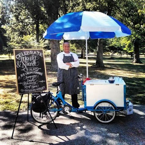 ice vendor bicycle chanel|icicle vending cart.